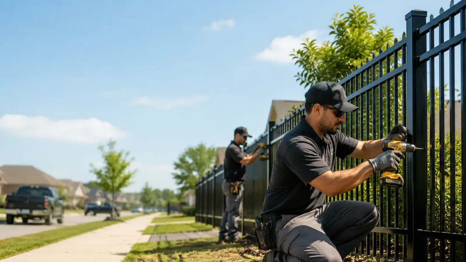 Metal Fence Installation in Achille, OK